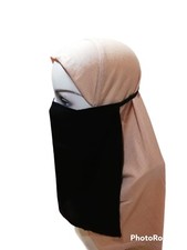 Fabrics Elastic Half Niqab Veil Burka soft and comfortable, different colours