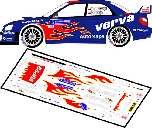 Decals subaru impreza wrc - impreza,