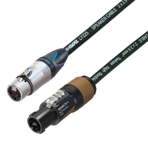 Speakon female xlr - xlr, speaker