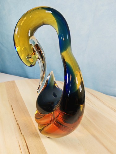 Vintage murano glass swan - vintage,