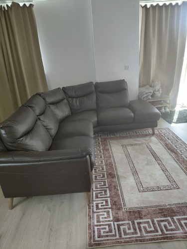 Leather corner sofa - leather,