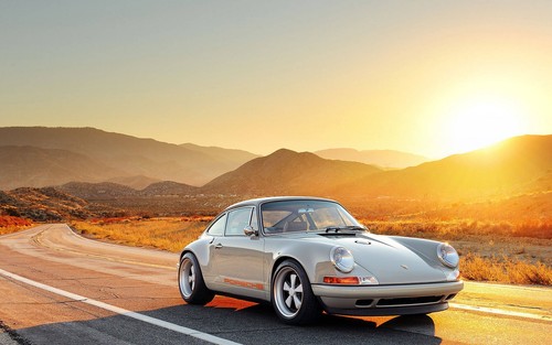 Classic porsche 911 - 911, silver