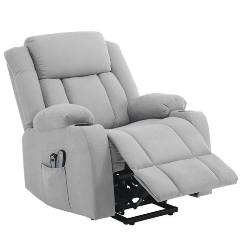 Grey electric rise recliner - rise,