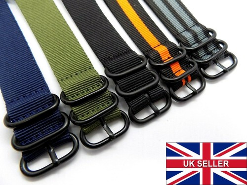 Black steel buckle rings - steel,