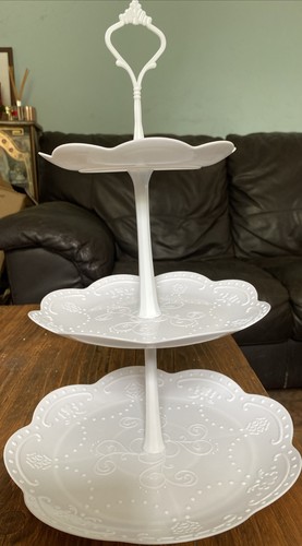 Plastic cupcake stand tier - plastic,