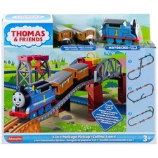 Thomas & Friends 3-in-1 Package Pickup Track Set with Motorised Engine