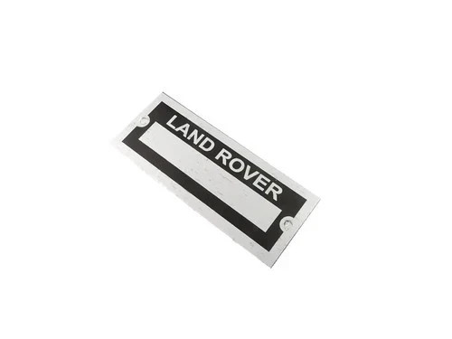 Data plate blank for - blank,