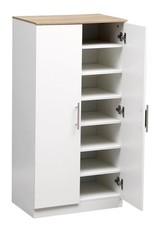 Shoe Storage Cabinet White Oak