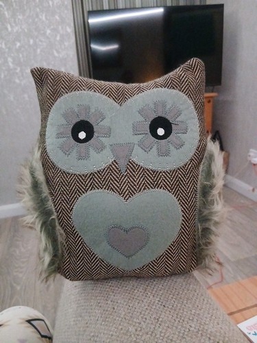 Doorstop owl fabric - doorstop, owl,