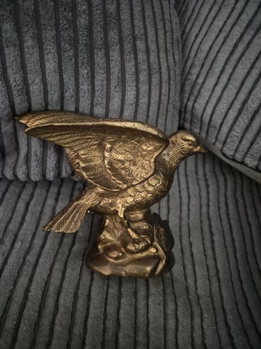 Vintage brass pheasant - vintage,