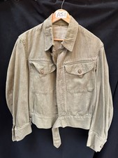 Original WW2 British Army Denim Battledress Jacket 1945 - Size 5 - 37" Chest