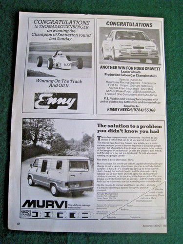 Murvi motor home van 1987 - murvi,