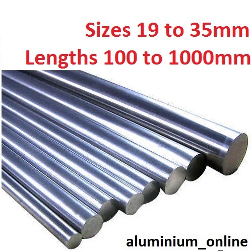 Aluminium round bar rod 19mm - bar,
