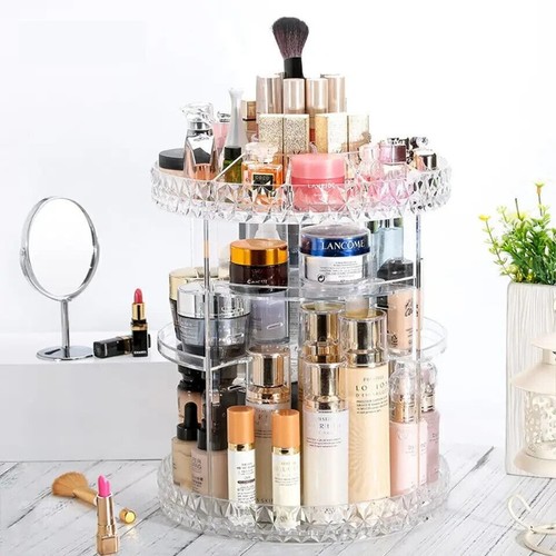 Rotating makeup organiser 360 - rotating,