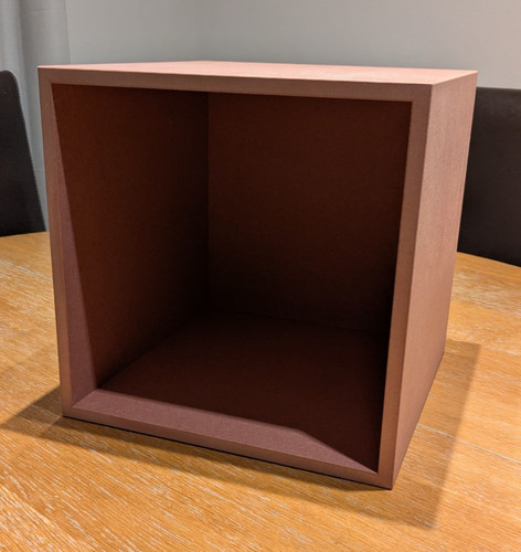 Custom wooden cube storage - cube, box