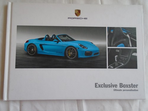 Porsche boxster exclusive - porsche,