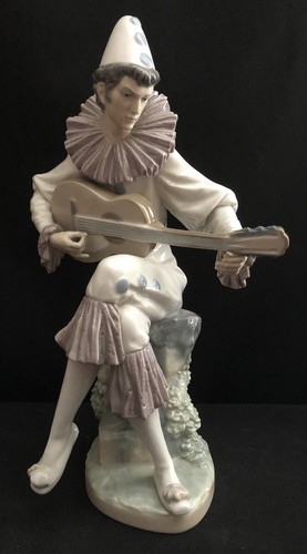 Lladro 4923 serious clown - lladro,