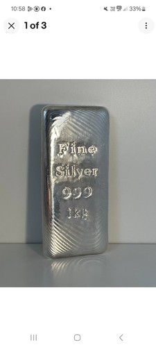 Kilogram fine silver bullion - kilogram,