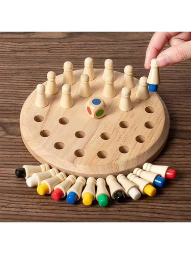 Wooden memory match - wooden,