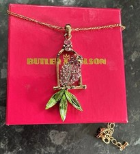 Butler & Wilson Parrot On A