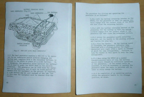 User handbook for radio - for,