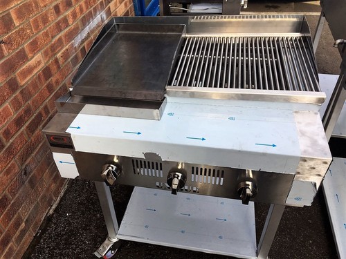 Burner gas charcoal grill - 3,