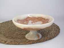 Vintage Onyx Pedestal Dish