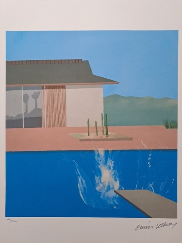 David hockney signed the - david,