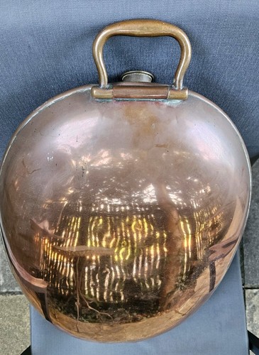 Antique copper and - brass, foot
