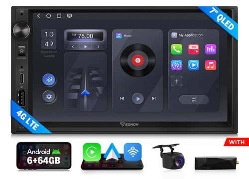Dab qled double din car - dab+,