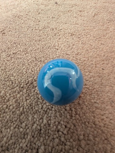 Large blue marble stocking
