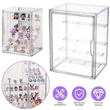 Acrylic Display Case Clear Display Box Collectibles Figures Dustproof Showcase