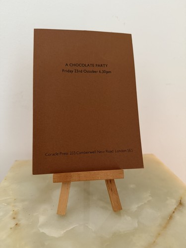 Coracle press a chocolate - -,