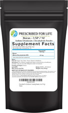 Borax Powder, Pure USP NF Grade All Natural Sodium Borate Powder, Household Laun