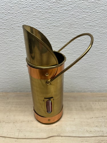 Vtg copper and brass - copper, fireplace