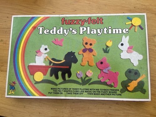 Fuzzy felt teddy - fuzzy,