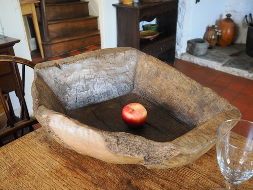 Huge antique root wood - dug, out