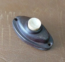 Vintage bakelite doorbell push - vintage,