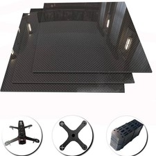 Full Carbon Fiber Plate Panel Sheet 3K Plain Weave Glossy Multi sizes available