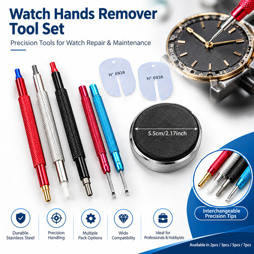 Steel watch hand remover - watch,