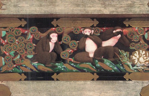 Vintage japanese three wise - japanese,