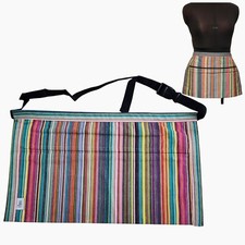 5 Pocket Cotton Market Trader Money Belt Bag Apron Pouch Adjustable Waist Strap