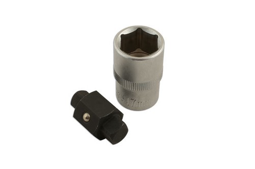 Square oil drain - oil, plug