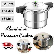 SQ Professional Aluminium Pressure Cooker dual handle Fast Cooking Pot for gas