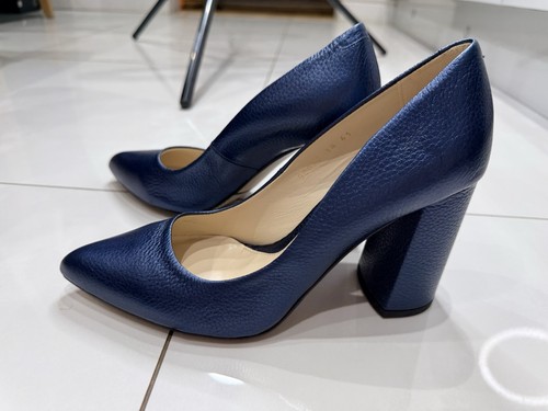 Brand new navy blue leather - navy,