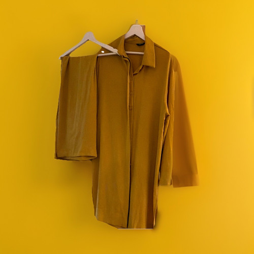 Maria women yellow solid - yellow,