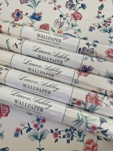 Vintage laura ashley wallpaper