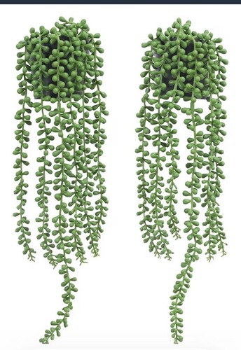 2pcs fake hanging plants - hanging,