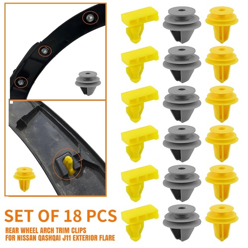Wheel arch trim clips rear - arch,