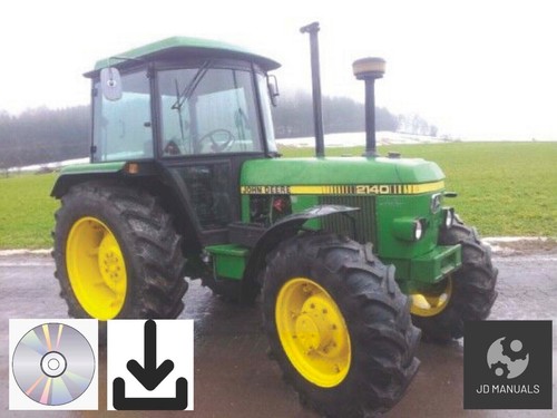 John deere 2140 tractor - john,